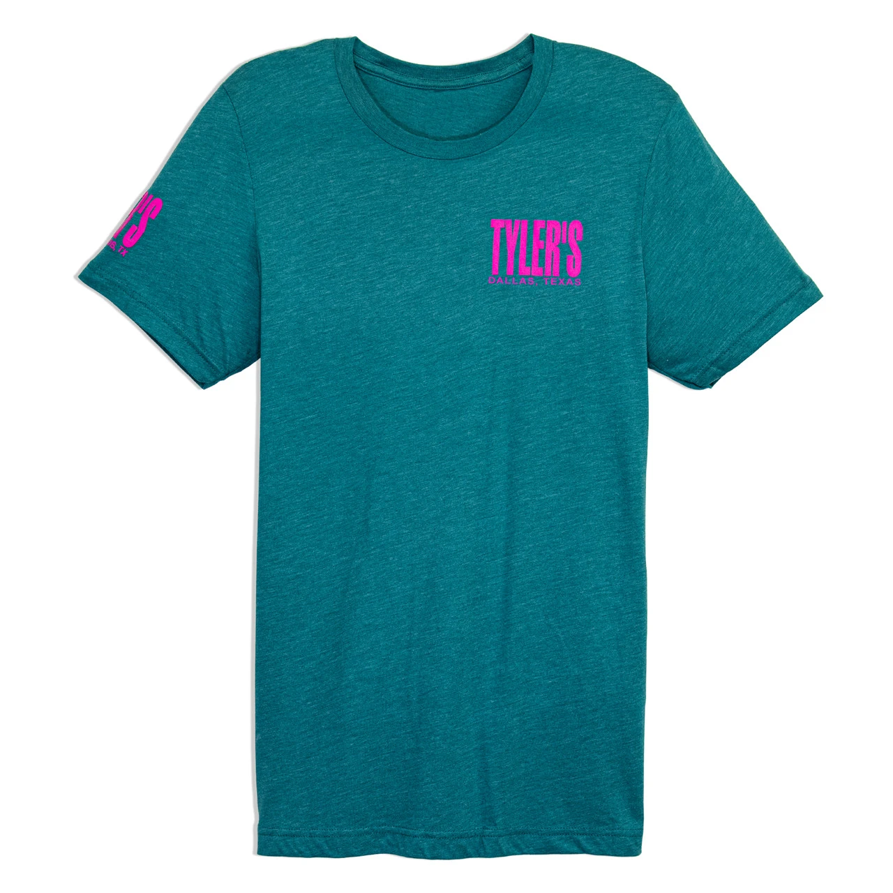 TYLER'S Teal/Neon Purple Track Tee - Dallas - Image 2