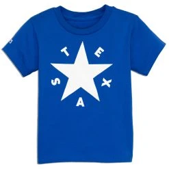 Toddlers' Heather Blue/White Texas Star Tee