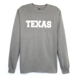 Texas Long Sleeve Comfort Color Tee