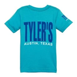 Toddlers' TYLER'S Turquoise/Blue Heather Tee - Austin