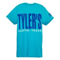 TYLER'S Turquoise/Metro Blue Heather Tee - Austin