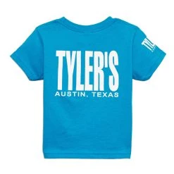 Toddlers' TYLER'S Turquoise/White Tee - Austin