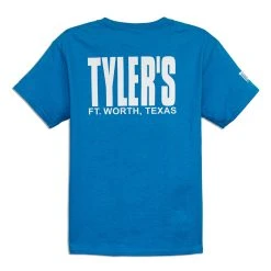 Kids' TYLER'S Turquoise/White Tee - Ft. Worth