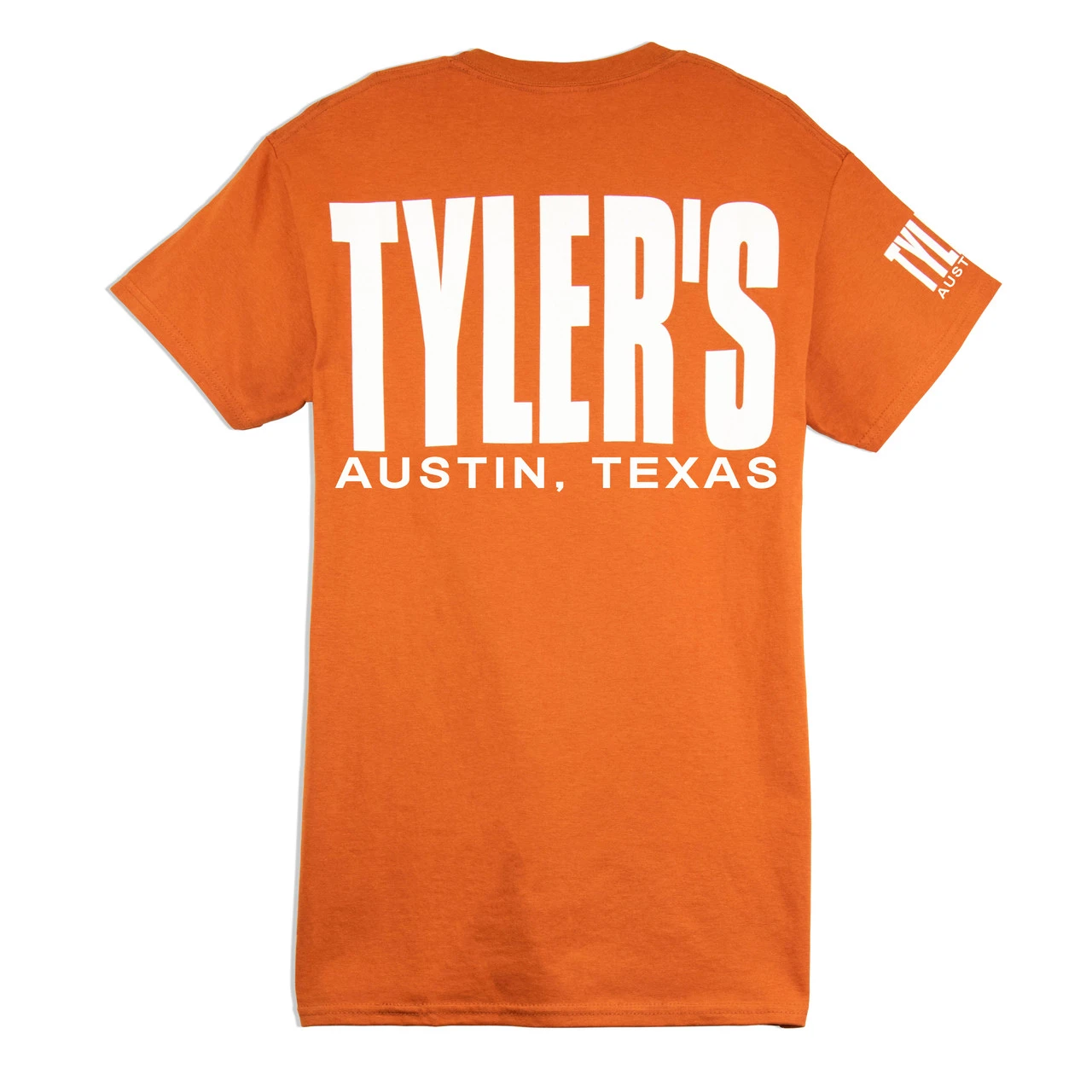 TYLER'S Texas Orange/White Tee - Austin