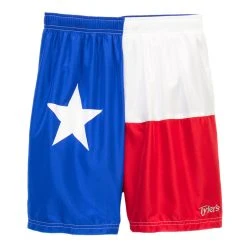 Men's Red/White/Blue Texas Flag Shorts