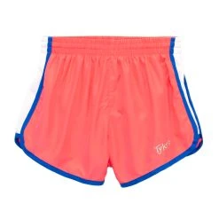 Girls' Coral/Royal Racer Shorts