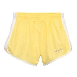 Girls' Sun Yellow/White Racer Shorts