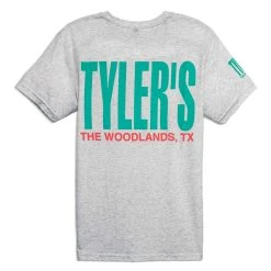 TYLER'S Vintage White/Mint/Melon Track Tee - The Woodlands