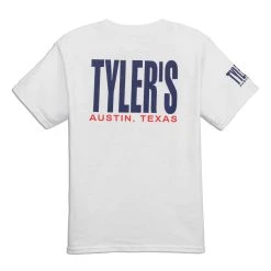 Kids' TYLER'S White/Navy Tee - Austin