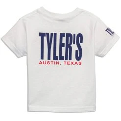 Toddlers' TYLER'S White/Navy Tee - Austin