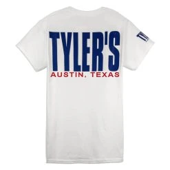 TYLER'S White/Navy Tee - Austin
