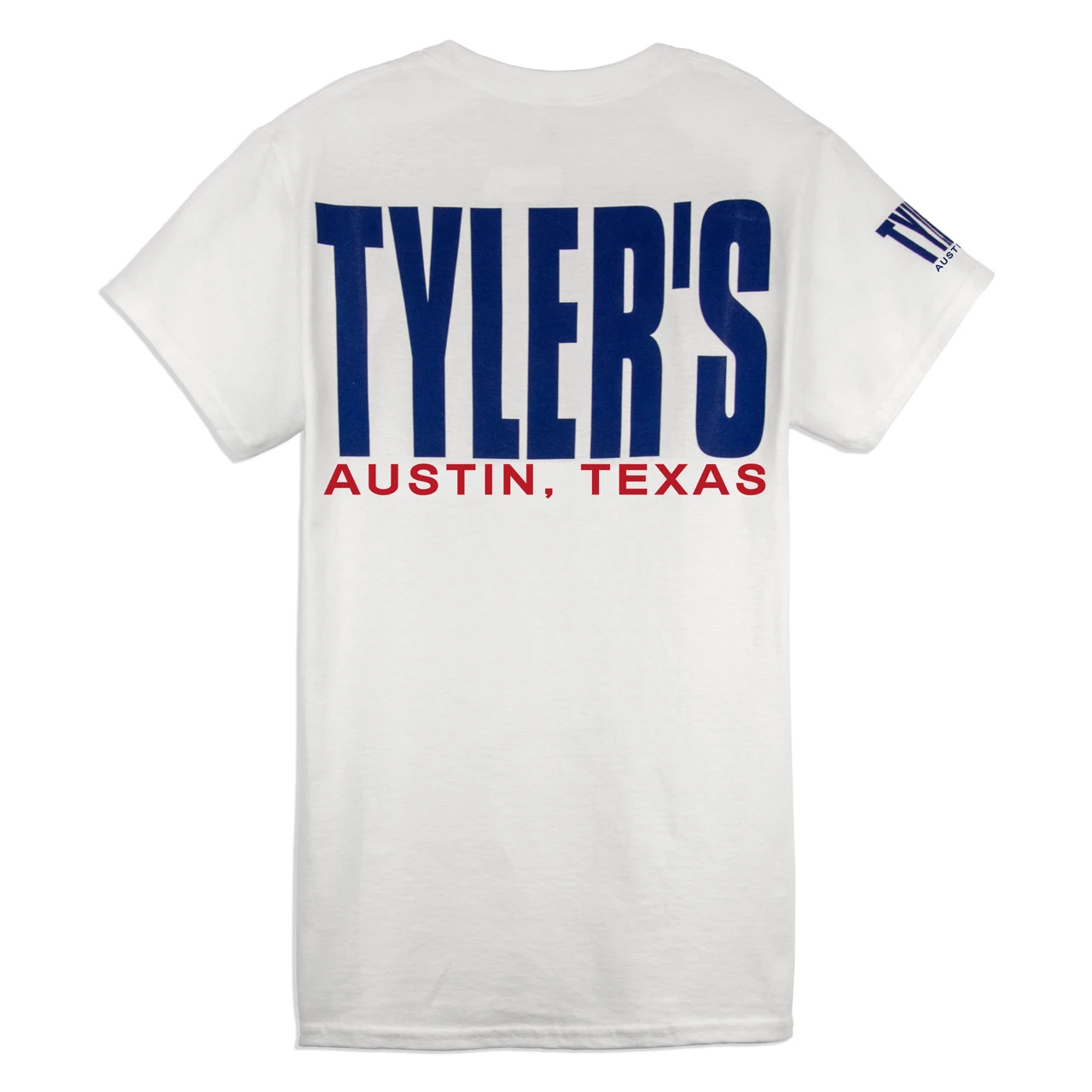 TYLER'S White/Navy Tee - Austin