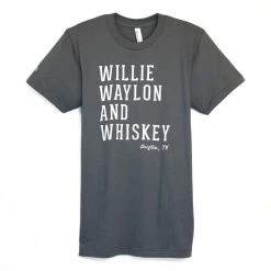 Willie Waylon Whiskey Shirt