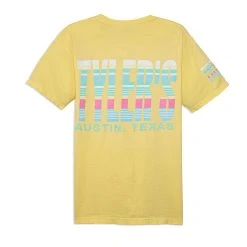TYLER'S Multi Stripe Comfort Color Pocket Tee - Austin