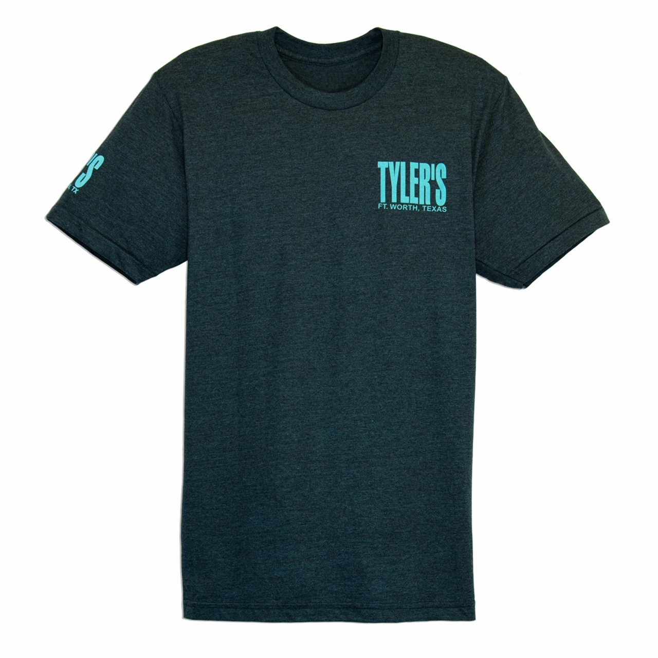 TYLER'S Dark Heather Teal/Mint Track Tee - Ft. Worth - Image 2