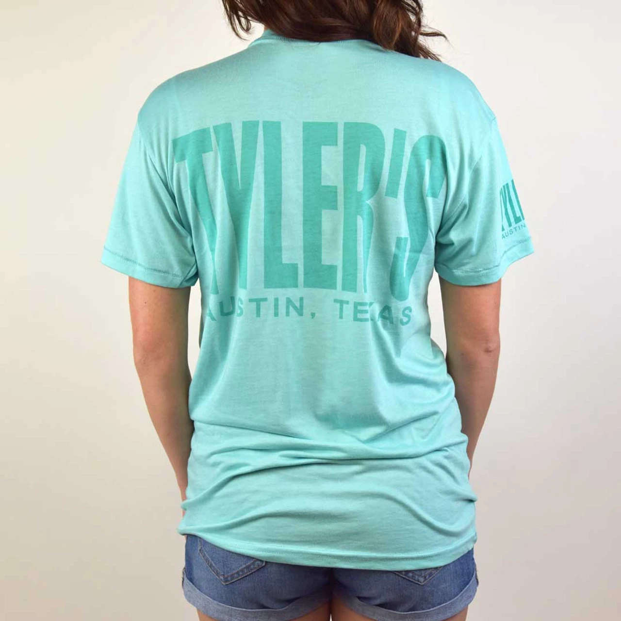 TYLER'S Seafoam Heather Tee - Austin - Image 4
