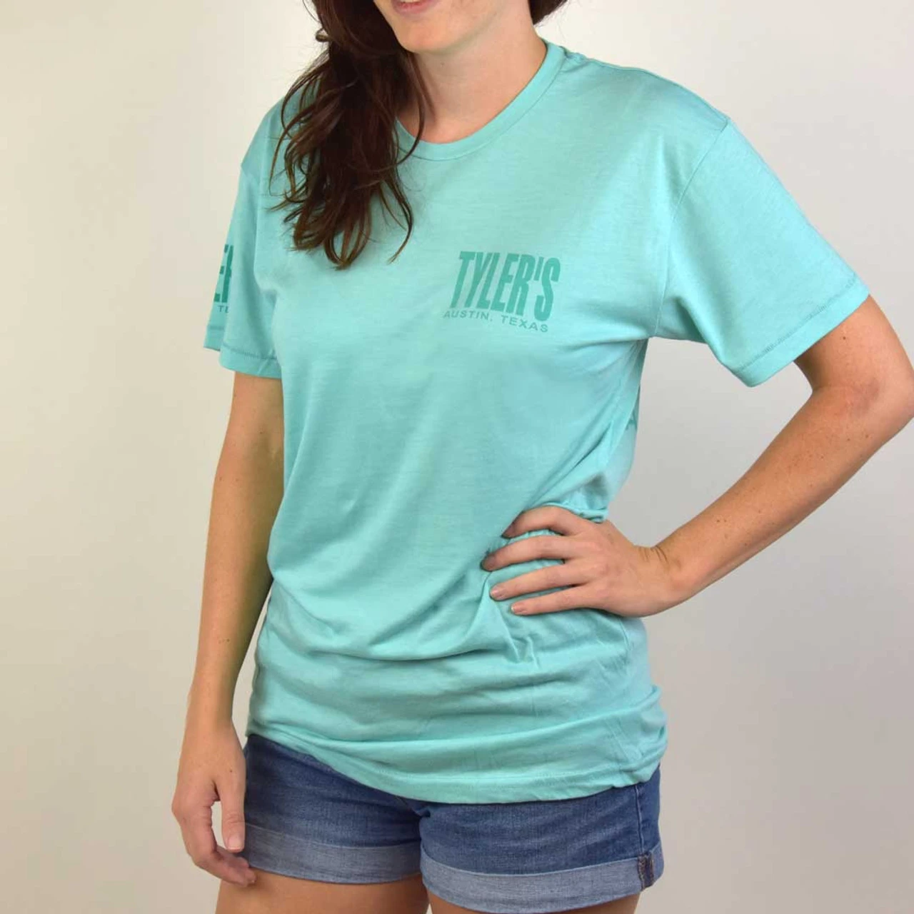TYLER'S Seafoam Heather Tee - Austin - Image 6