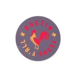 Austin Texas Y'all Rooster Sticker