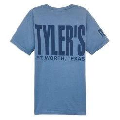 TYLER'S Saltwater/Storm Blue Comfort Color Pocket Tee - Ft. Worth