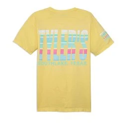 TYLER'S Multi Stripe Comfort Color Pocket Tee - Southlake