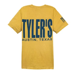TYLER'S Mustard/Navy Comfort Color Tee - Austin